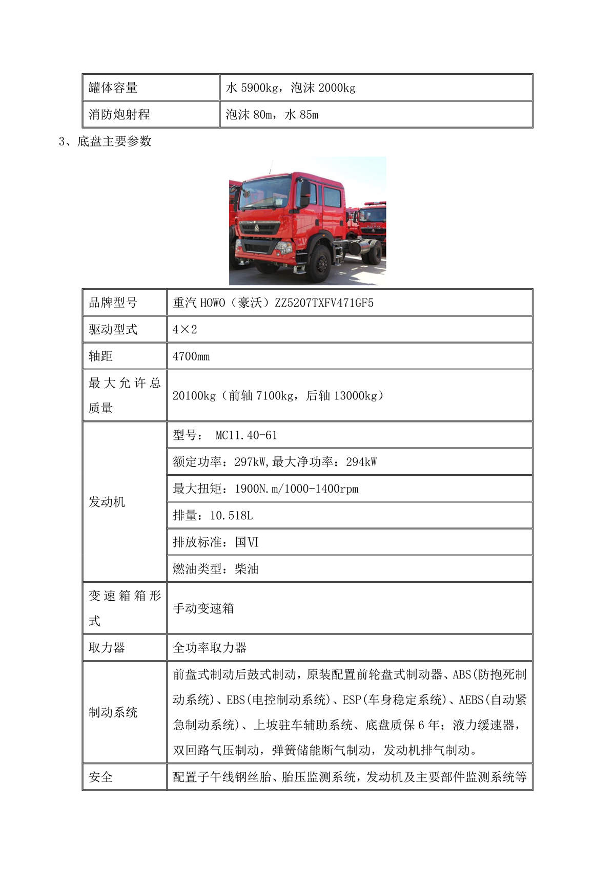 BLT5190GXFPM80Z6-泡沫消防车—8方豪沃4700—4×2D手动变速箱_03.jpg