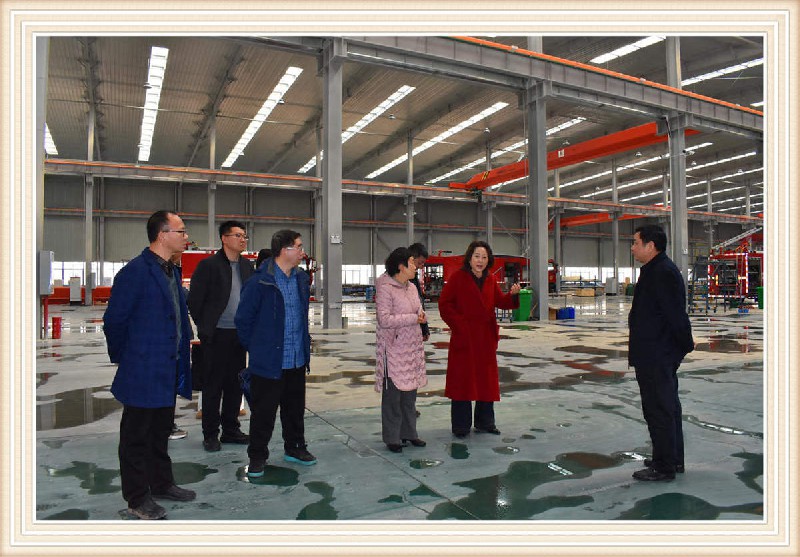 热烈欢迎市政协副主席黄秋菊一行莅临湖北博利调研指导工作